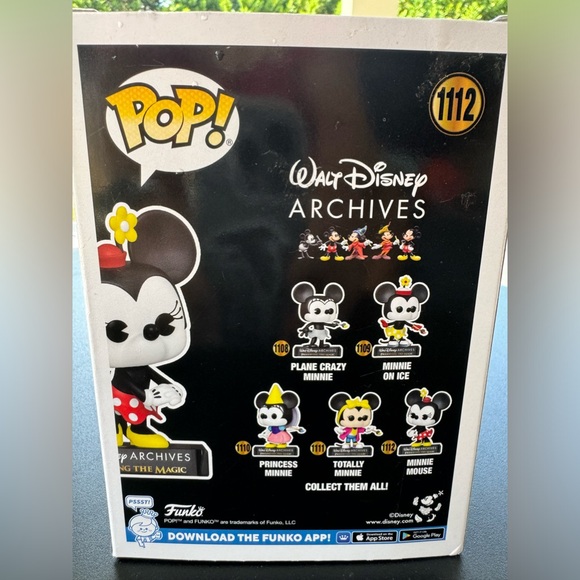 Funko Pop! Walt Disney Archives Minnie Mouse 1112 Vinyl Figure - Picture 3 of 6